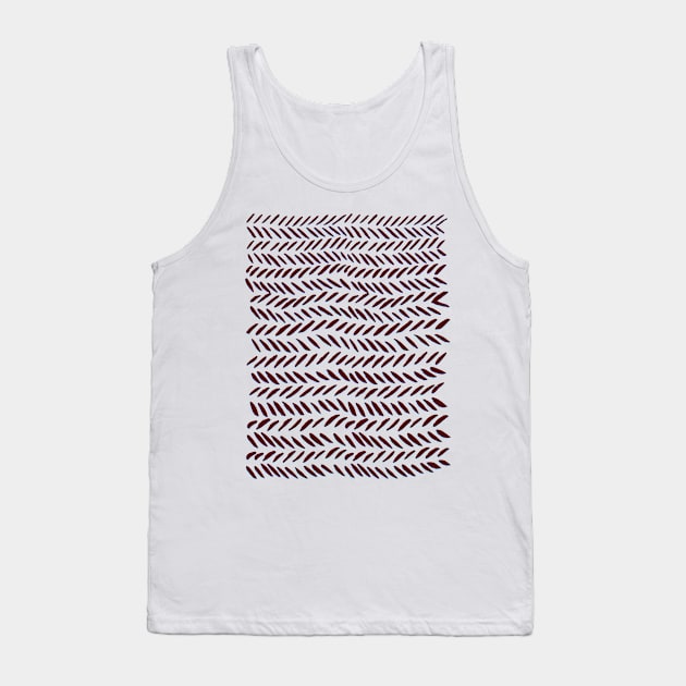 Knitting pattern - burgundy Tank Top by wackapacka